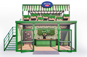 Food Basil Bar by Pesto Barilla in tour per lItalia