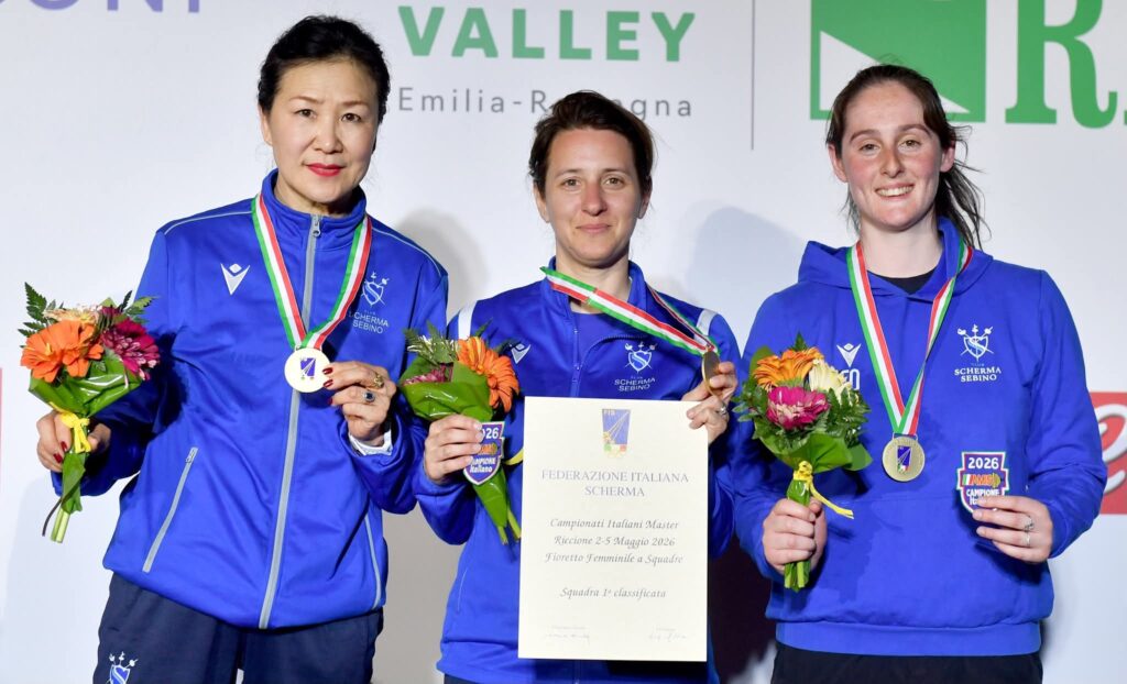 Scherma Sebino trionfa ai Campionati Italiani Master di Riccione: due titoli italiani e cinque medaglie
