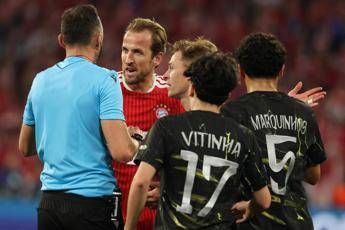Mendes rischia espulsione Kompany chiede un rigore caos in Bayern Monaco Psg