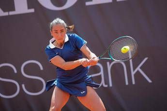 Noemi Basiletti chi e lazzurra che ha vinto la sua prima partita Wta agli Internazionali