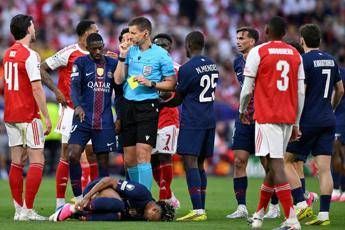 Psg Arsenal caos rigori in finale Champions protestano Luis Enrique e Arteta