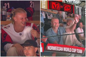 Haaland altro che Mondiali va a vedere lhockey
