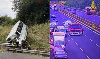 Incidente scontro sullA1 a Roma Sud un morto e due feriti