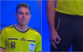 Mondiali gesto di estrema destra in sala Var Accuse per un arbitro Mondiali gesto di estrema destra in sala Var Accuse per un arbitro