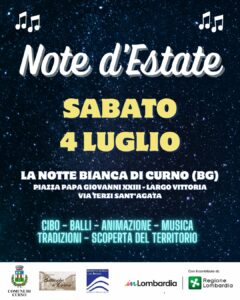 locandina evento Note dEstate 4 luglio Curno BG 2 1