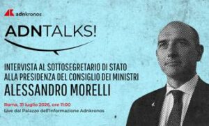 Alessandro Morelli domani allAdnkronos per AdnTalks diretta dalle 11 Alessandro Morelli domani allAdnkronos per AdnTalks diretta dalle 11