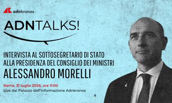 Alessandro Morelli domani allAdnkronos per AdnTalks diretta dalle 11 Alessandro Morelli domani allAdnkronos per AdnTalks diretta dalle 11