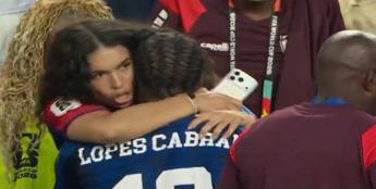 Argentina Capo Verde Cabral pareggia nei supplementari e corre in tribuna per. la fidanzata Argentina Capo Verde Cabral pareggia nei supplementari e corre in tribuna per. la fidanzata