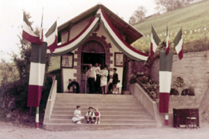 Inaugurazione Cappella Alpini a Peia nel 1959 1 Inaugurazione Cappella Alpini a Peia nel 1959 1