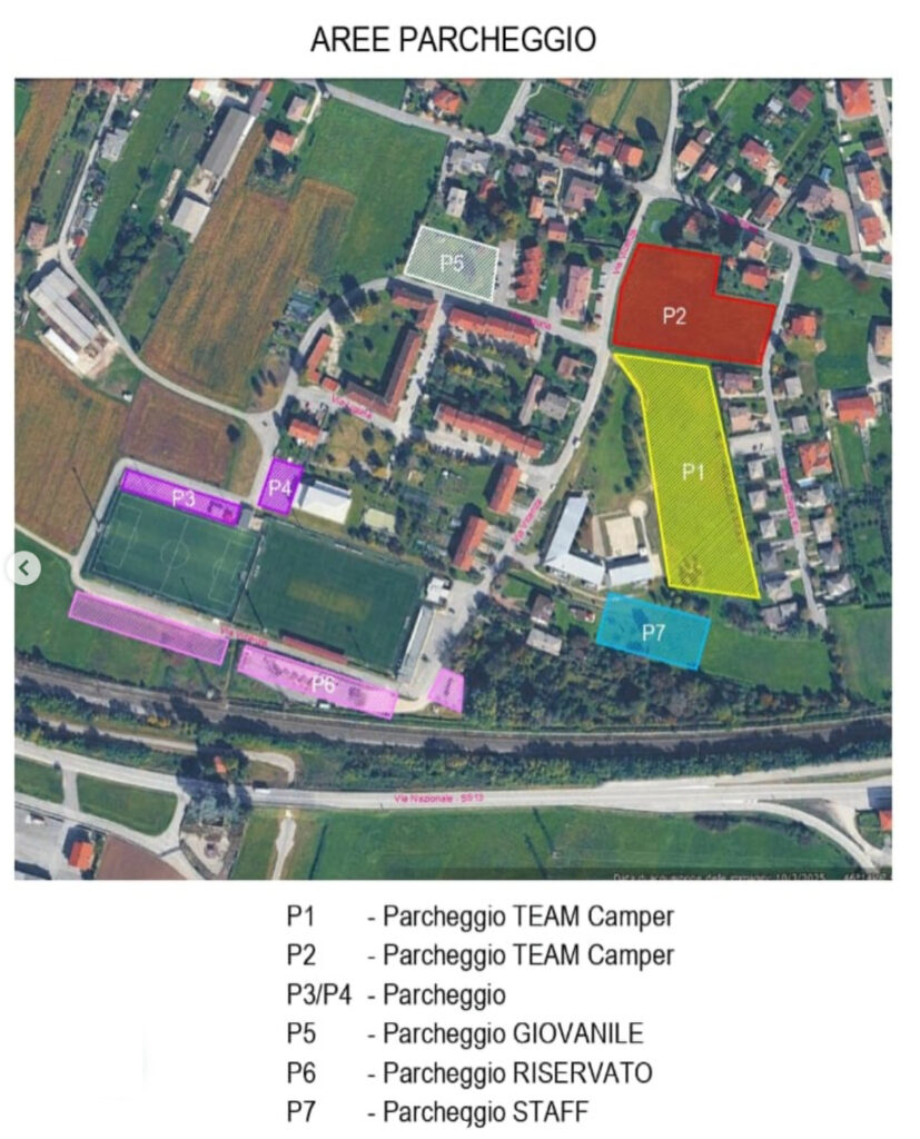 Mappa parcheggi Artegna 2