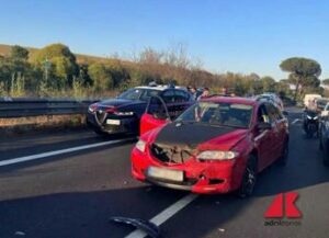 Roma ladri in fuga da Monterotondo fermati dopo inseguimento sulla Colombo