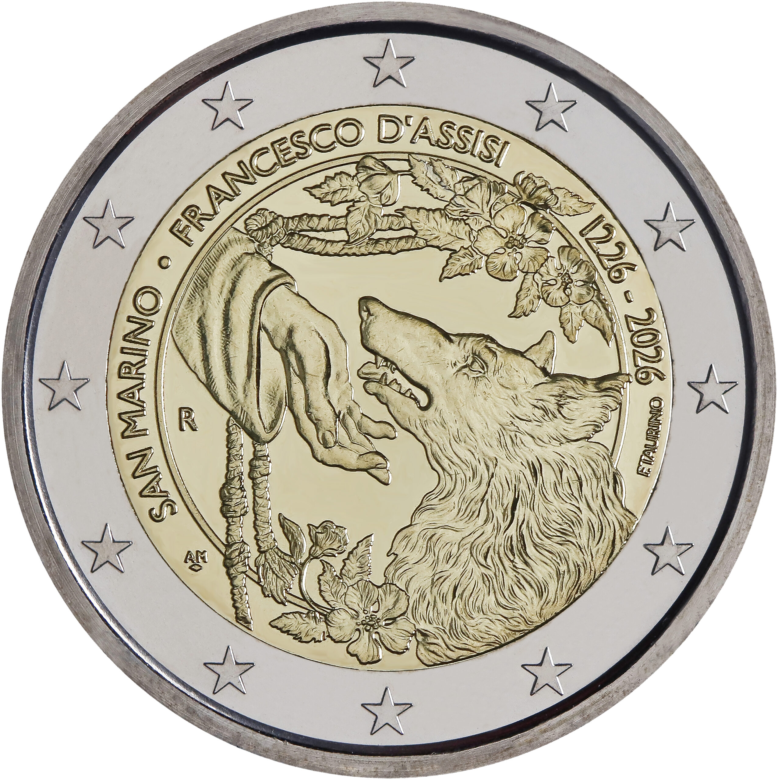 2 Euro FDC San Francesco Dritto 2 scaled