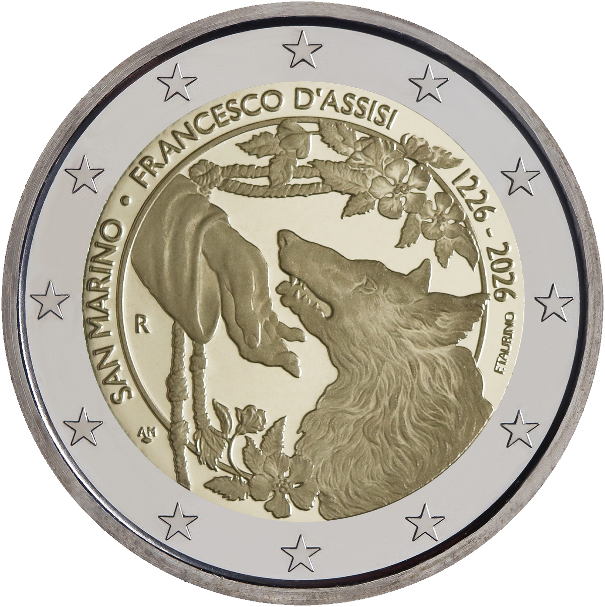 2 Euro Proof San Francesco Dritto 2