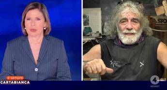 E sempre Cartabianca lite furiosa tra Bianca Berlinguer e Mauro Corona Strappo il contratto