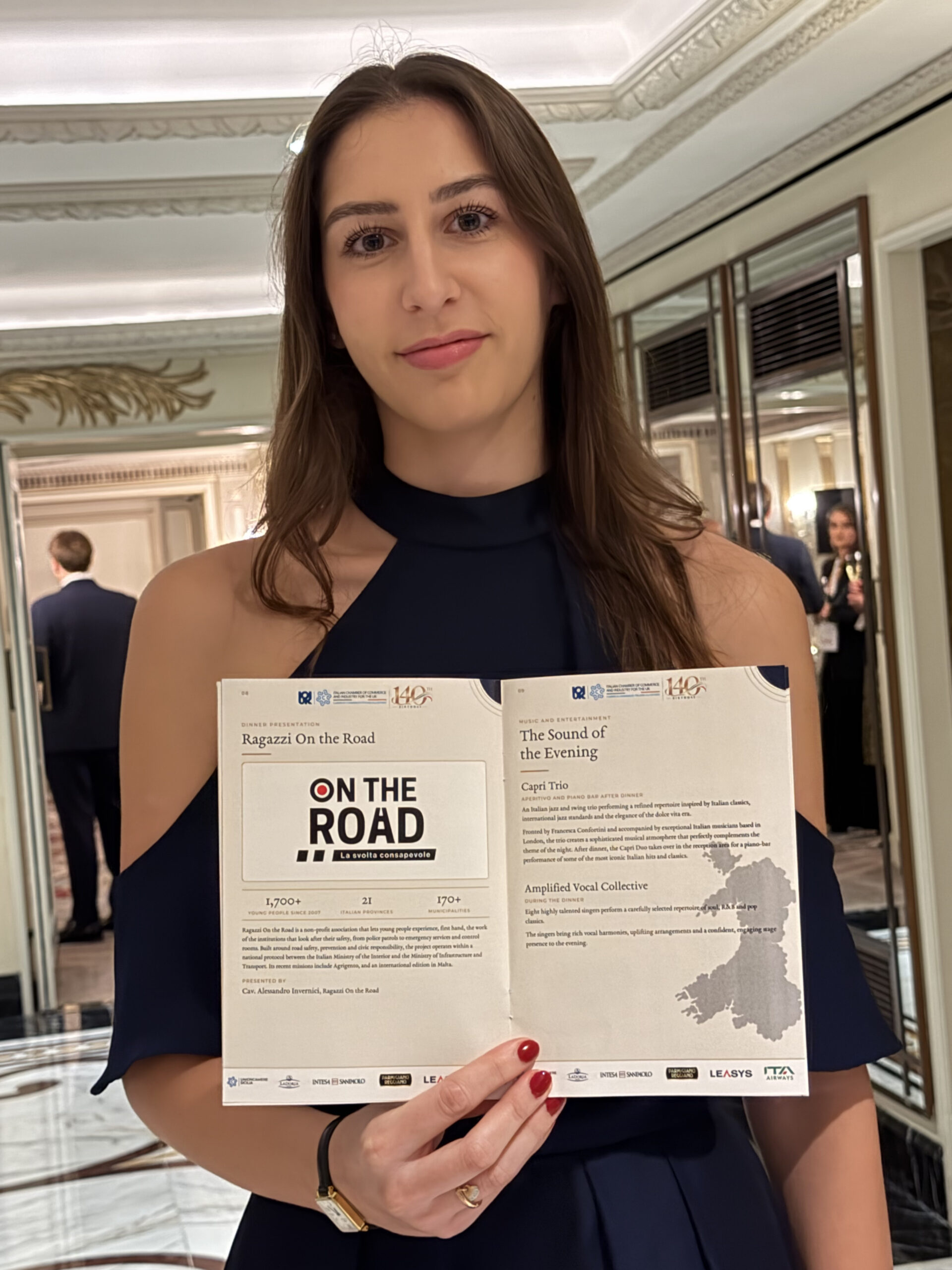 Giulia Mazzoleni alla presentazione a Londra 4 scaled