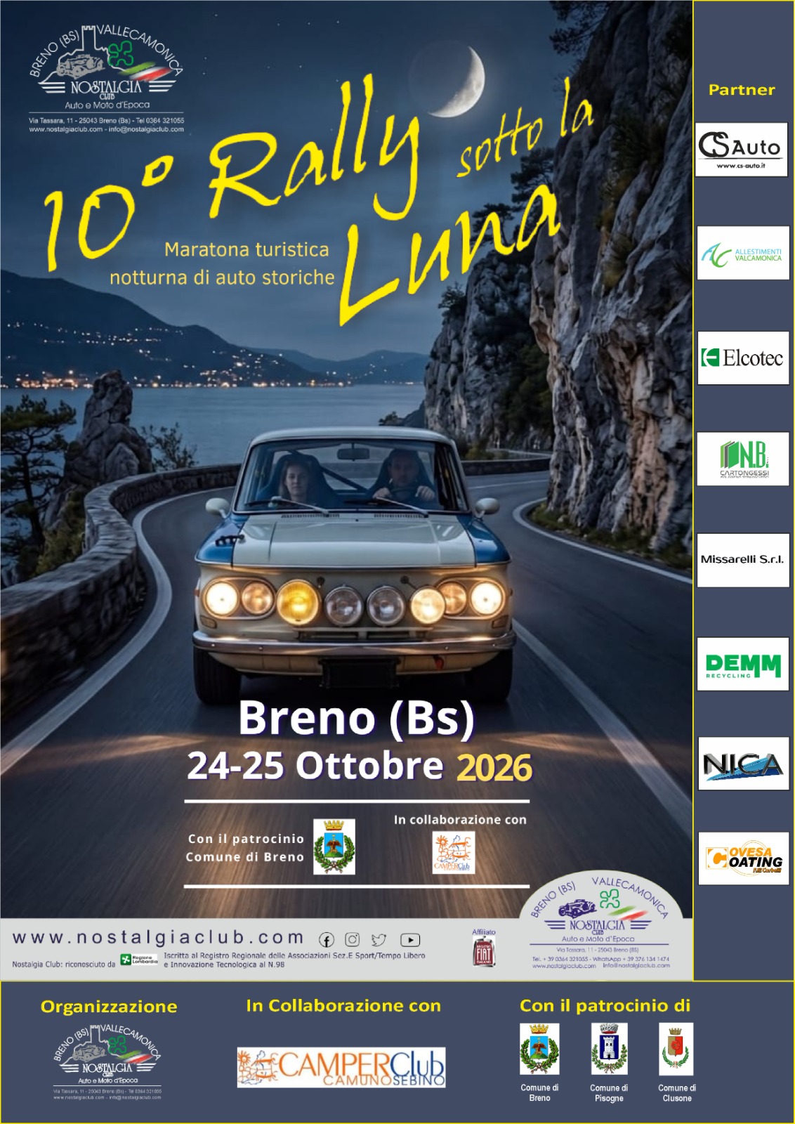Locandina 10 rally sotto la luna 2
