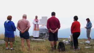 Padre Eleuterio Bertasa alla Sparavera